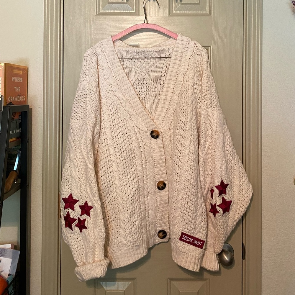 Limited Edition Taylor Swift Red Knit Cardigan